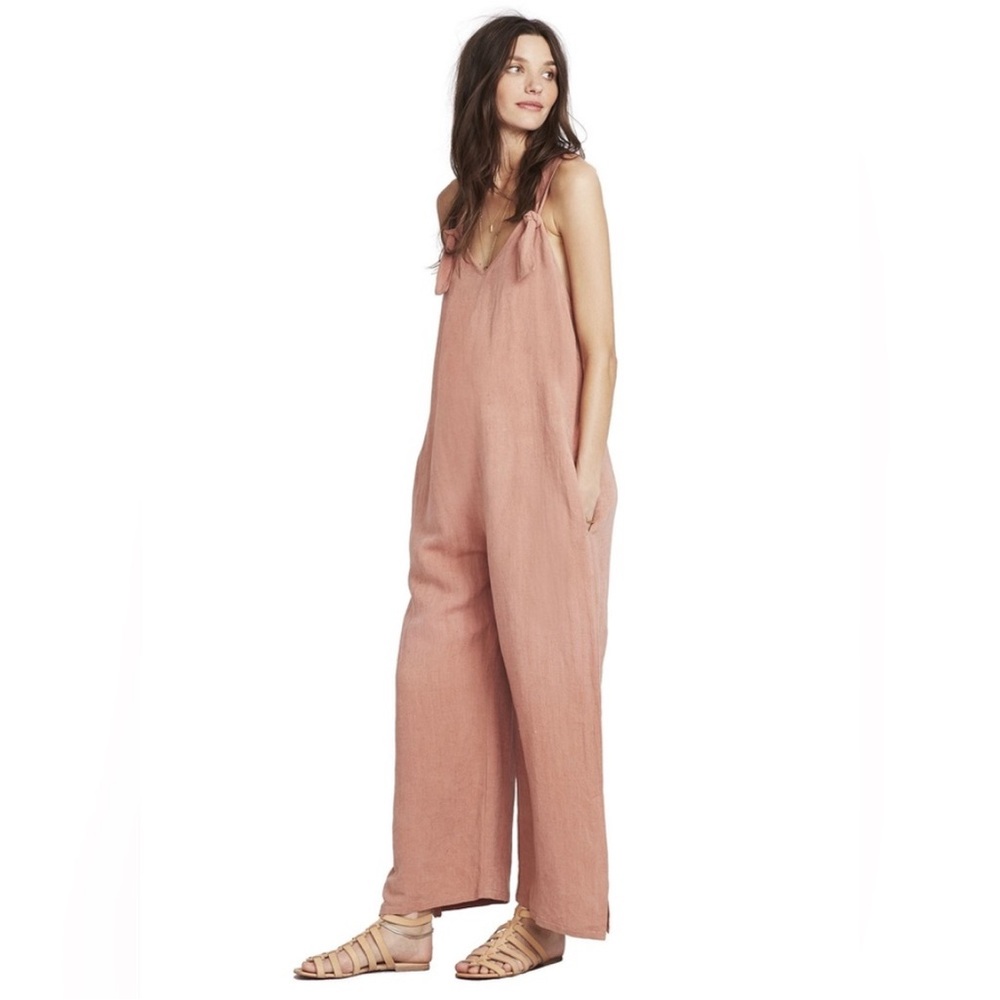 Hatch Noa Maternity Jumpsuit size 0 in pink